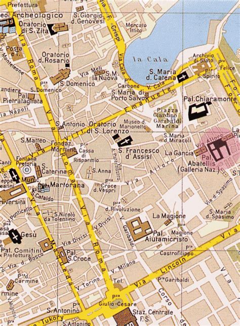 Palermo Mappa Turistica