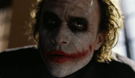 Heath Ledger Joker No Makeup