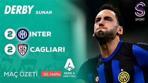 Inter Cagliari 2 2 Maç Özeti Seriea 202324 Youtube