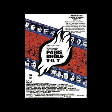 Affiche Du Film PARIS BRULE T IL CINEMAFFICHE