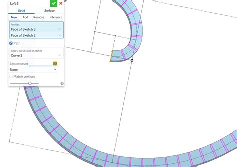 Loft And Path — Onshape