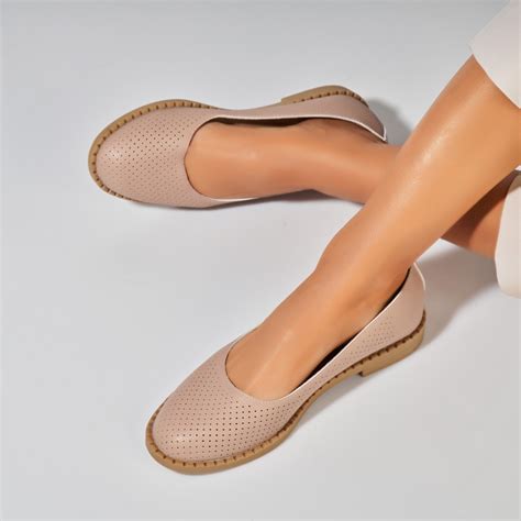 Balerini Dama Piele Ecologica Nude Kalvyn Reverse Ro