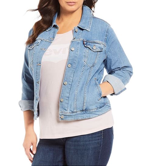 Levis® Plus Size Original Trucker Jean Jacket Dillards