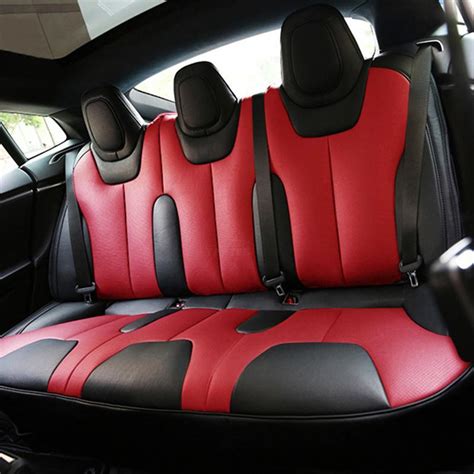 Taptes® 1 Tesla Model S Seat Covers 100 Tesla Factory Style Seat Covers For Model S 2012 2021