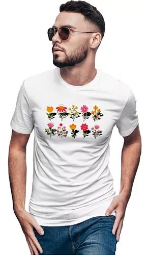 Camiseta Con Margaritas Para Hombre Dise Os Floreados Basica Mercadolibre