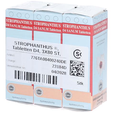 Strophanthus D Sanum Tabletten X St Shop Apotheke