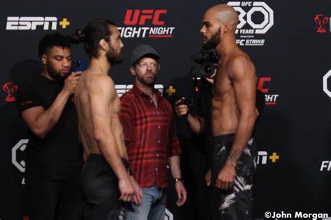 Photos Ufc Fight Night Official Weigh Ins Faceoffs Mma Underground