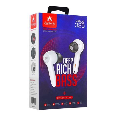 Purchase Audionic Deep Rich Bass True Wireless Stereo Earbuds Airbud