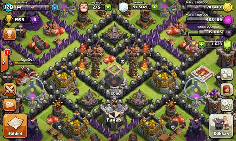 Clash Of Clans 120 Level TH 10 Köy 700TL DonanımHaber Forum