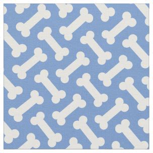 Dog bones pattern fabric | Zazzle.com