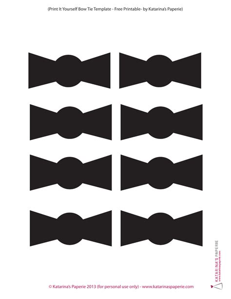 Bow Tie Templates Download Printable Pdf Templateroller