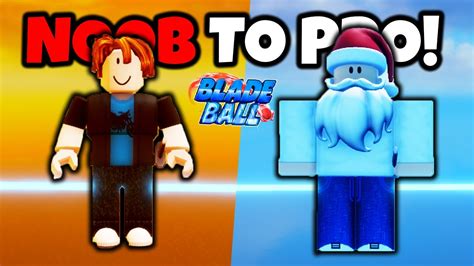 Noob To Pro In Roblox Bladeball Youtube