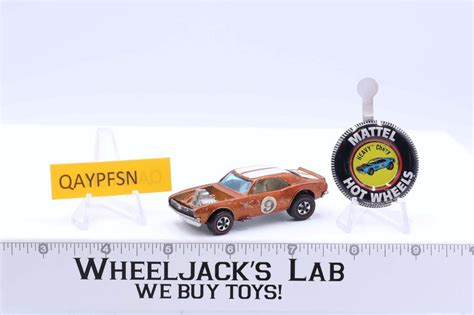 Heavy Chevy Orange Hot Wheels Mattel Vintage Redline Rl Wheeljack S Lab