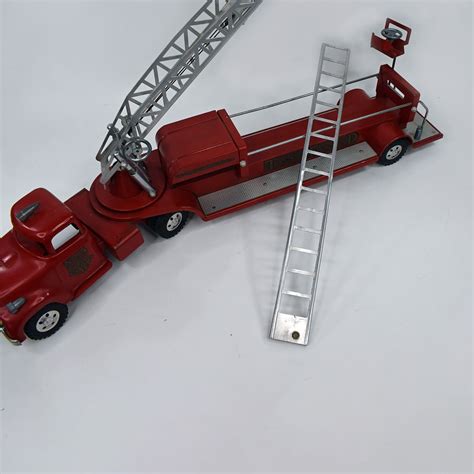 1957 Tonka TFD Aerial Hook And Ladder Fire Truck