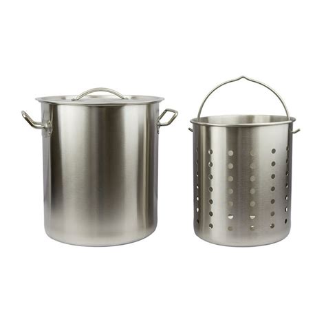 Chard 24 Qt Stainless Steel Pot With Strainer Basket