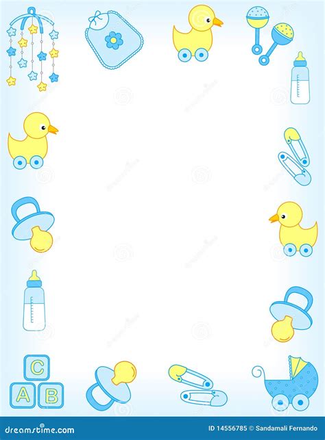 Baby Border Stock Illustration Image Of Backdrop Borders 14556785