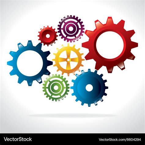 Gears Cogs Or Wheels Royalty Free Vector Image