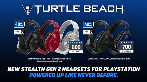 Turtle Beach S Stealth 700 Gen 2 Max And Stealth 600 Gen 2 Max Series Wireless Gaming Headsets