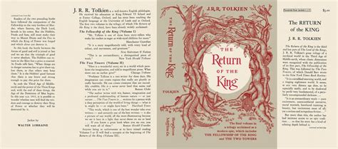 Return Of The King The J R R Tolkien