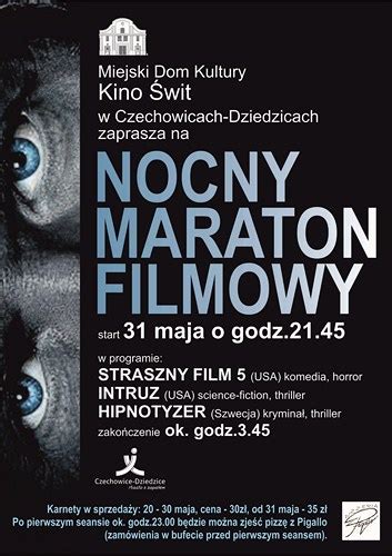 Nocny Maraton Filmowy Kino Wit Mdk Czechowice Dziedzice