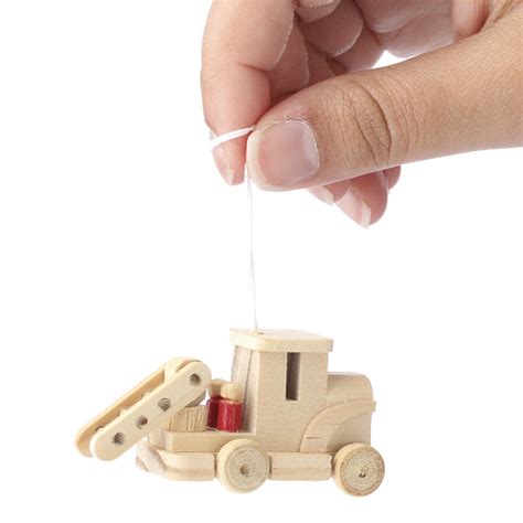 Miniature Wood Fire Truck Wood Miniatures Unfinished Wood Craft