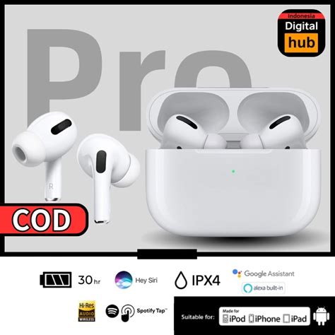 Jual COD Wireless Pods Pro Hi Res Advanced Audio Certification