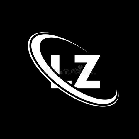 Lz Logo L Z Design White Lz Letter Lz L Z Letter Logo Design Stock Vector Illustration Of