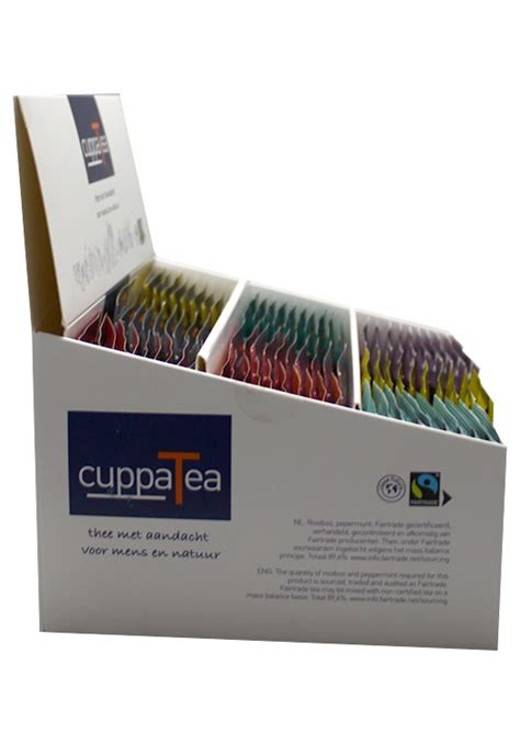 Cuppatea Assorti Display Gevuld Vaks Cf Beaumont Koffie Limburg