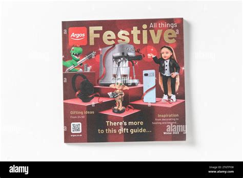 The front cover of an Argos 2023 festive catalogue Stock Photo - Alamy
