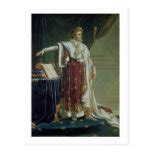 Portrait Of Napoleon In His Coronation Robes Postcard Zazzle