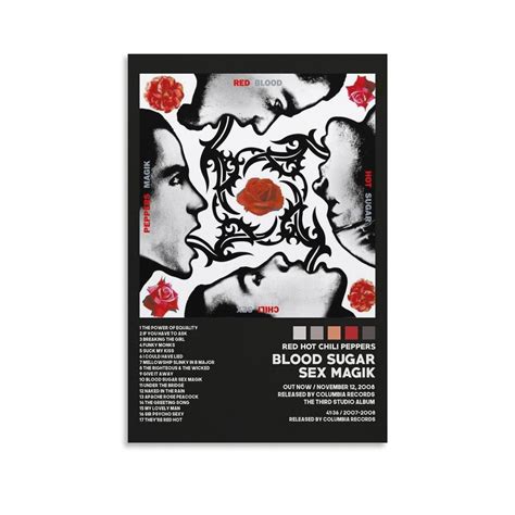 Red Hot Chili Peppers Blood Sugar Magik Canvas Poster Bedroom Decoration Landscape Office