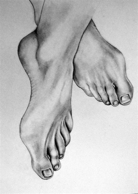 Best Foot Forward Drawing By Danielle Sandini Pixels