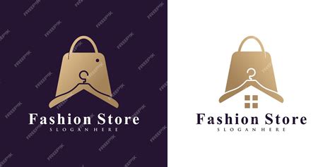 Premium Vector Fashion Store Logo Design Inspiration With Hanger And