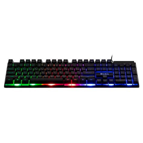 Купить Игровая беспроводная клавиатура Intro KW474B Black USB черный ...