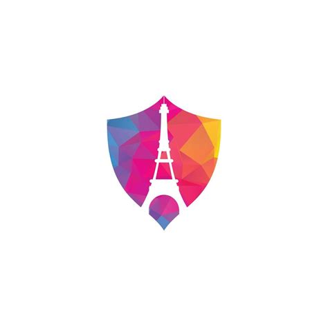 Eiffel tower logo design template. Paris logo design. 13914214 Vector ...