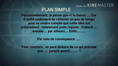 أفضل و أسهل طريقة لكتابة Production écrite Plan Simple السنة الاولى باكلوريا 2018 Youtube