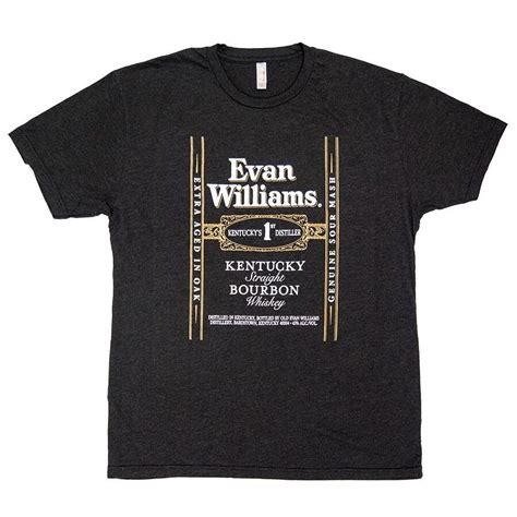 Evan Williams Label Art T Shirt Shirts Mens Tops T Shirts For Women