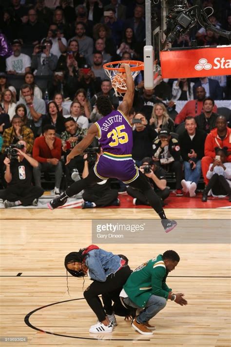 Donovan Mitchell Of The Utah Jazz Dunks The Ball During The Verizon