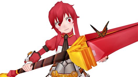 Mmd Elsword Elesis And The Mortifying Butterfly By Cresitonia On