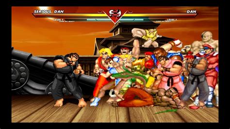 Serious Dan Vs Street Fighters Ft Ryu Ken Guile Chunli Sakura Cammy