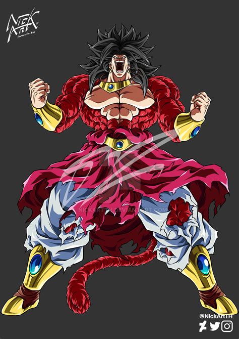 Broly Ssj4 Sdbh Color By Nickartth On Deviantart