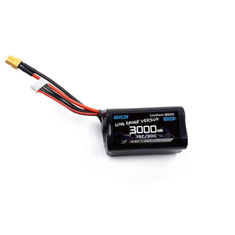 Geprc vtc6 18650 4s 14.8v 3000mah 4s1p xt60 xt30 / 6s 22.2v 3000mah ...