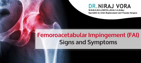 Femoroacetabular Impingement (FAI) Signs and Symptoms