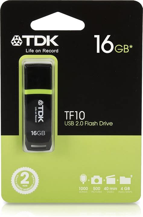 Tdk T Gb Tf Usb Flash Drive Black Amazon Co Uk