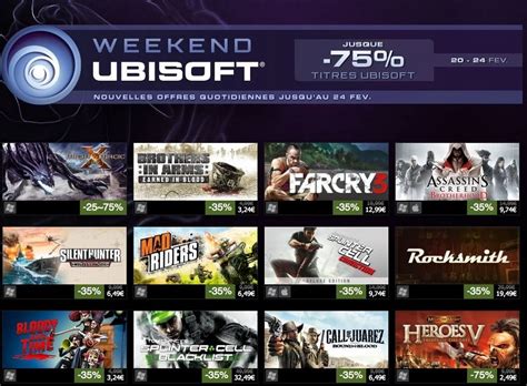 Steam Promos Sur Les Jeux Ubisoft Jusqu Ce Week End