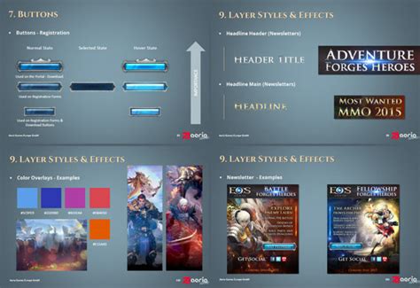 Aeria Games Style Guides On Behance