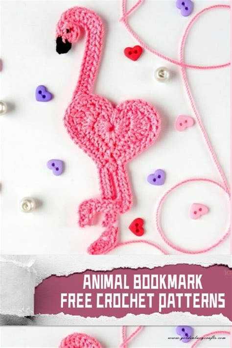 6 Animal Bookmark Free Crochet Patterns - iGOODideas.com