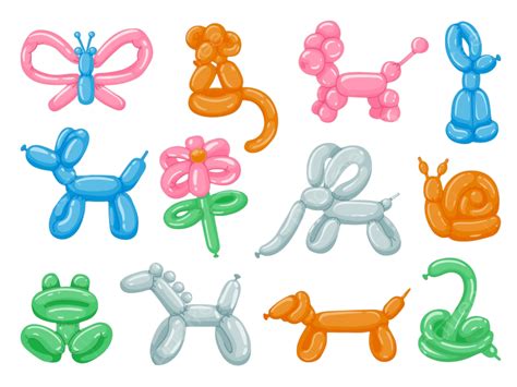 Balloon Animals Dog Animal Round, Round, Present, Objects PNG and ...