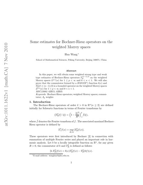 Pdf Some Estimates For Bochner Riesz Operators On The Weighted Morrey