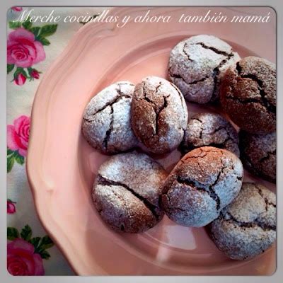 Merche cocinillas y ahora también mamá Galletas blanco y negro con